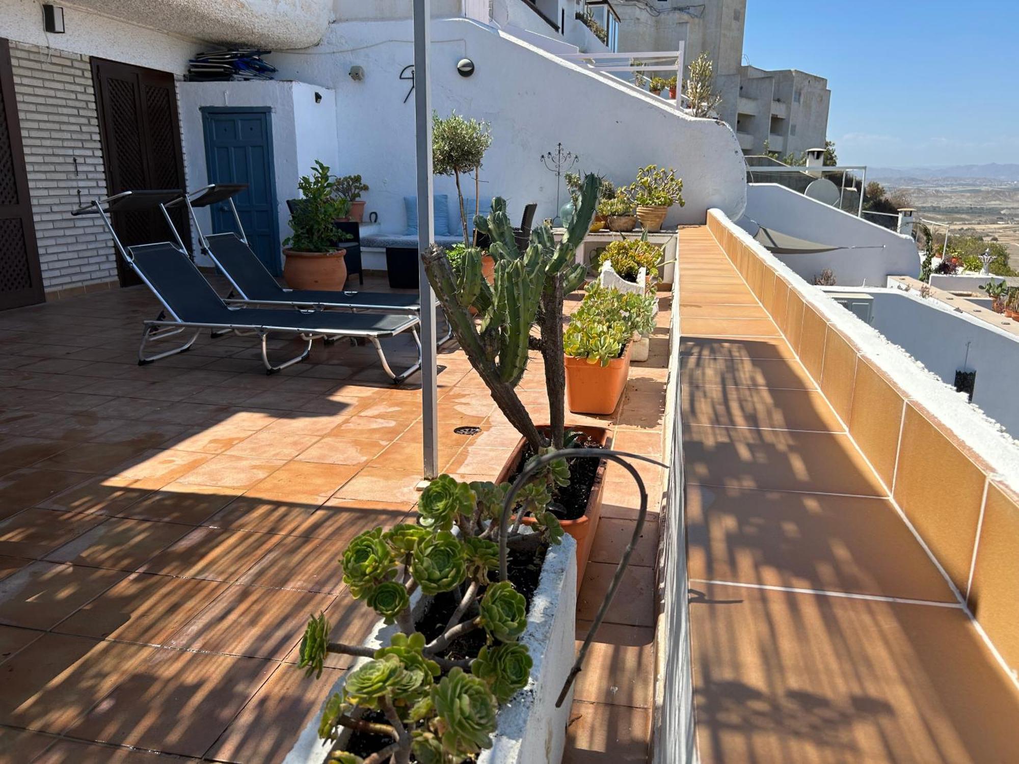 Apartment With A Great Terrace, Sea And Land Views Mojácar Kültér fotó